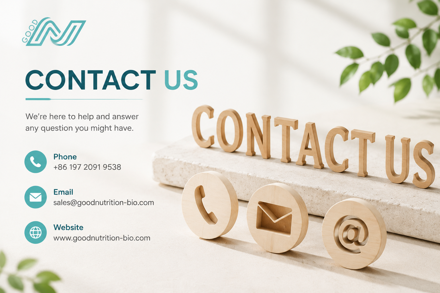 Good Nutrition Bio ingredient sourcing and sales support team