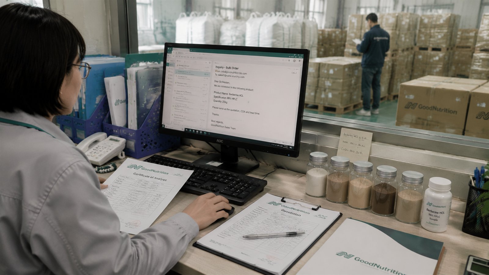GoodNutrition QC documentation and warehouse workflow