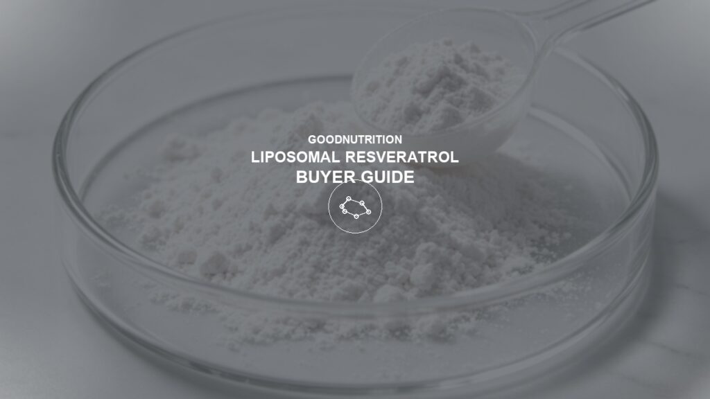 Good Nutrition liposomal resveratrol buyer guide dark cover