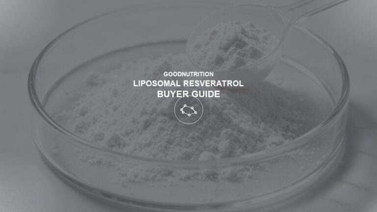 Good Nutrition liposomal resveratrol buyer guide dark cover